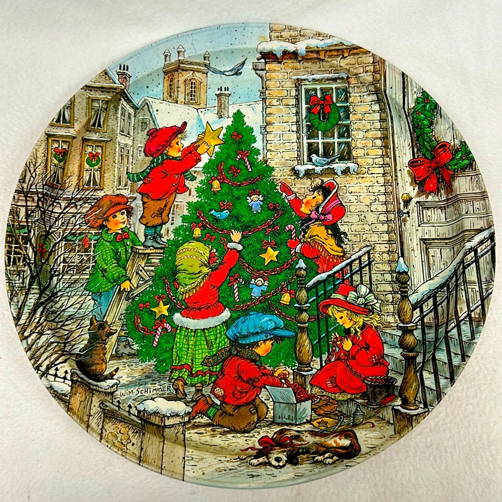 Vintage POTPOURRI PRESS 1989 stamped Hong Kong metal serving tray